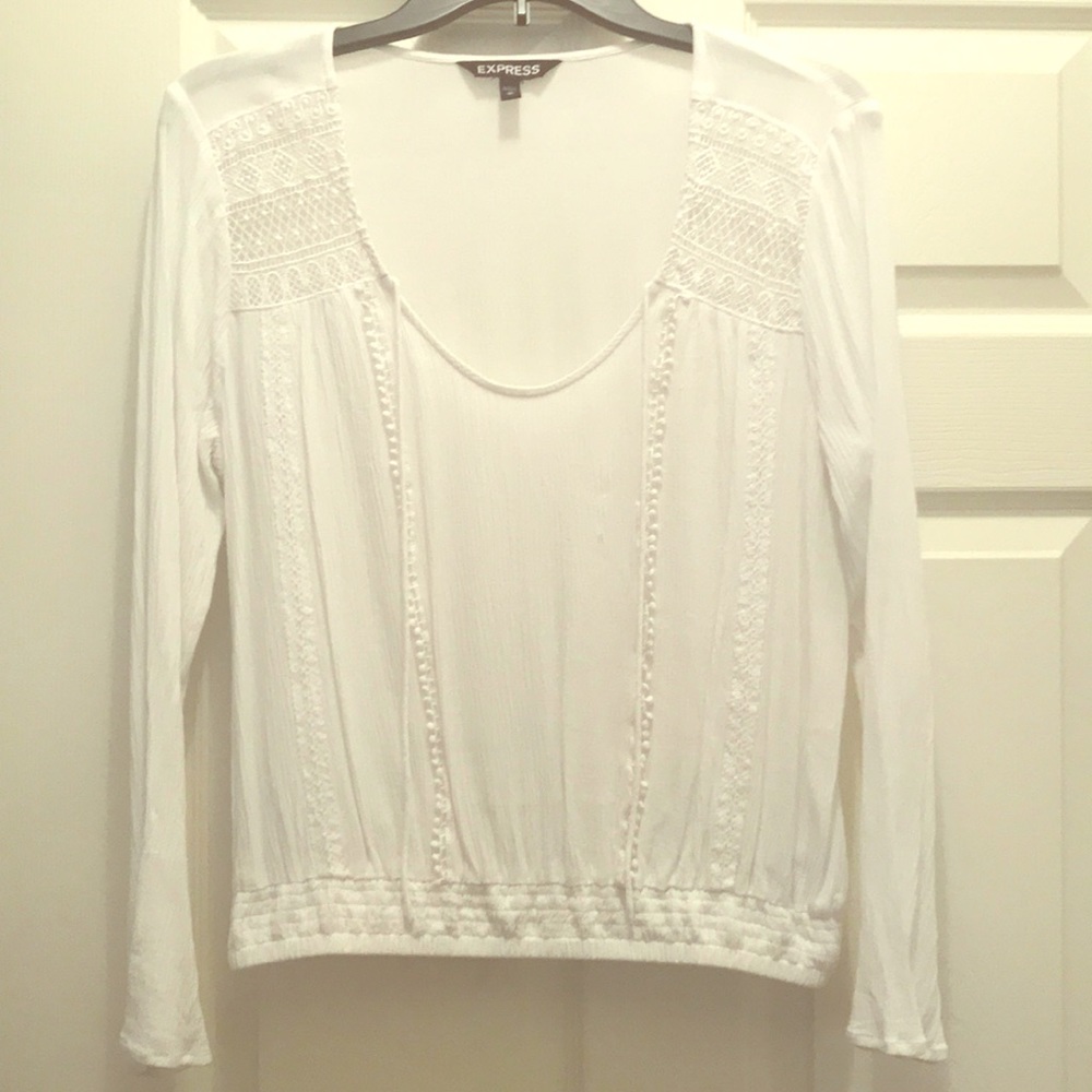 Express White Blouse